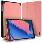 Samsung Tab A 8.0 + S Pen (2019) SM-P200 / P205, mappa tok, Trifold, Dux Ducis Domo, rózsaszín