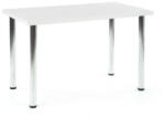 Halmar Modex 120 étkezőasztal fehér asztallappal, króm lábbal - smartbutor