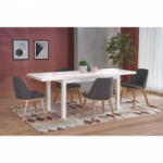 Halmar Tiago 2 bővíthető asztal, fehér - smartbutor
