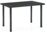 Halmar Modex 2 étkezőasztal 120 antracit asztallappal , fekete lábbal - smartbutor