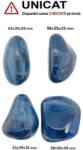 Palm Stone Agata Colorata Albastru Naturala - 53-62 x 35-50 x 20-35 mm - (XXL) - 1 Buc
