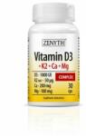 Zenyth Pharmaceuticals Vitamin D3 + K2 + Ca + Mg Complex 30 capsule Zenyth