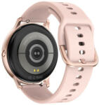 NO. 1 20mm Rózsaszín (Pink) Szilikon Okosóra szíj Fém csattal (d88-band)