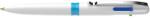 Schneider Pix SCHNEIDER Take 4, corp alb/bleu, clema metalica - 4 culori (S-138049) - birotica-asp