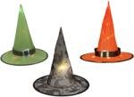 Europalms Halloween Witch Hat 3pc set, illuminated, 36cm (83316114)