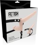 Fetish Submissive Harness Felcsatolható vibrátor hüvelyi stimulátorral 21cm