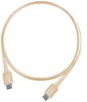 SilverStone Cablu USB Type-C reversibil Silverstone CPU06, USB 3.1 Gen 2, 10 Gbit/s, 1m, Gold, SST-CPU06G-1000