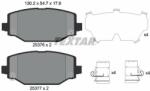 TEXTAR set placute frana, frana disc TEXTAR 2537601 (2537601)