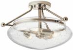 Kichler Semiplafoniera Kichler Belle, nichel, 3 x E27, D: 43, 1cm, QN-BELLE-SF-PN (QN-BELLE-SF-PN)