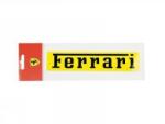 Ferrari Autocolant, Ferrari, Unisex, Galben, 19x4 cm, 2012