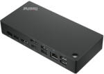 Lenovo 40AY0090EU stații de andocare și replicatoare de porturi pentru calculatoare portabile Prin cablu USB 3.2 Gen 1 (3.1 Gen 1) Type-C Negru (40AY0090EU)
