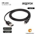 Approx Kábel - USB2.0 to Micro USB 1m (APPC38) (APPC38)