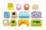 Viga Toys - Jucarie pentru sortat si stivuit Cuburi senzoriale (50682)