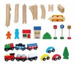 Viga Toys - Set Trenulete , 49 piese (56304)