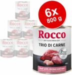 Rocco 6x800g Rocco Classic Trio di Carne nedves kutyatáp- Marha, bárány & szárnyas