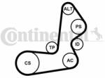 Continental Ctam Set curea transmisie cu caneluri CONTINENTAL CTAM 6PK1515K1 (6PK1515K1) - automobilus