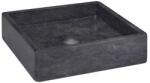 vidaXL 40x40x10 cm black marble (149169)
