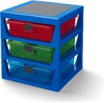 LEGO® Organizator LEGO® cu trei sertare - albastru (SL40950002)