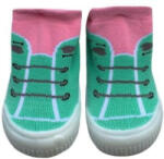  YO! Lány zoknicipő 23-as rózsaszín/zöld fűzős - babyshopkaposvar