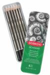 Derwent Set 6 creioane Grafit 3B-2H Derwent Academy calitate superioara cutie metalica (DW2301945)