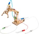 Doti Set Robot hidraulic DOTI, Kit de Asamblare, 59 de piese din lemn, Interactiv, Educațional, Noțiuni de Fizică pe înțelesul Copiilor