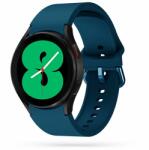  Okosóra szilikon szíj - Samsung Galaxy Watch 4 (40 / 42 / 44 / 46 mm) - türkiz kék szilikon szíj - tokgalaxis