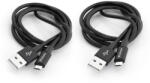 Verbatim Micro USB Cable Sync & Charge 100cm black (48874) - vexio