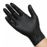 Rimba Black Ninja Latex Disposable Gloves M