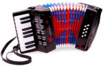 New Classic Toys Acordeon mare - Negru (NC0057) - roua Instrument muzical de jucarie