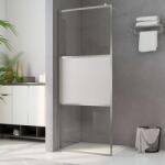 vidaXL Paravan de duș walk-in, 90 x 195 cm, sticlă ESG semi-mată (146641) - comfy