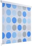 vidaXL Roletă perdea de duș 160x240 cm Model cercuri (142857) Perdea de dus