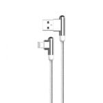 KAKU Elbow kábel USB / Lightning 3.2A 1.2m, fehér (KSC-125)