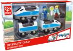 Hape Trenulet de jucarie din lemn, pentru copii, Tren de calatori Intercity (HapeE3728)
