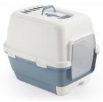 Stefanplast Stefenplast Litter Box Cathy Clever & Smart - Закрита тоалетна за котки, с изтеглящо се чекмедже, хигиенна лопатка и филтър с активен въглен - 58 x 45 x 48H cm - Италия