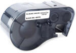 Compatibil Brady MC-1000-595-WT-BK, autoadeziv vinyl, 25.40 mm x 7.62 m, text negru / fundal alb, banda compatibila (RL-BD-MC-1000-595-BK/WT)