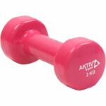 Aktívsport Kézisúlyzó vinyl Aktivsport 2 kg rózsaszín (203600220)
