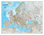 National Geographic Európa falitérkép National Geographic - ország színezéssel - kis méret - 76x61 cm