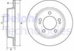 DELPHI Disc frana DELPHI BG4559C (BG4559C) - automobilus