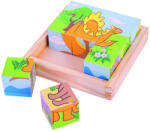 Bigjigs Toys Puzzle cubic - dinozauri - all-4-kids Puzzle
