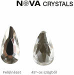 Crystalnails NOVA Crystal Gems Formakő - 5x3mm csepp (crystal)