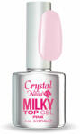 Crystalnails Milky Top Gel - Pink 4ml
