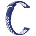 BSTRAP Silicone Sport curea pentru Xiaomi Amazfit GTS, blue/white (SXI001C0505)