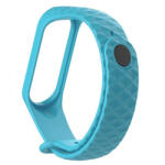 BSTRAP Silicone Diamond curea pentru Xiaomi Mi Band 3/4, light blue (SXI007C10)