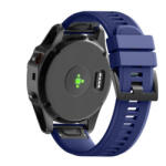 BSTRAP Silicone Acton curea pentru Garmin Fenix 5x / 5x Plus / 6x / 6x Pro / 7x / 8 51mm, dark blue (SGA004C03)