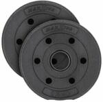 MAXXIVA Súlytárcsa szett 2 x 0, 5 kg cement fekete (ZFF38000) Súlytárcsa