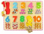 Bigjigs Toys Puzzle - numere si culori - shop-doa Puzzle