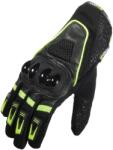 Sixgear Mănuși Moto din Piele & Textil SIXGEAR NEXT · Negru / Verde-Fluo