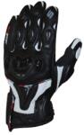 Sixgear Mănuși Moto din Piele & Textil SIXGEAR BOULEVARD · Negru / Alb