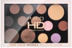  Makeup Revolution Pro HD Amplified Palette The Face Works - Medium Dark multifunkciós arc paletta 15 g