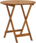 vidaXL Masă de grădină pliabilă, 70 cm, lemn masiv de acacia (313596)